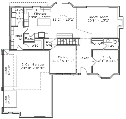 Bainbridge First Floor Plan