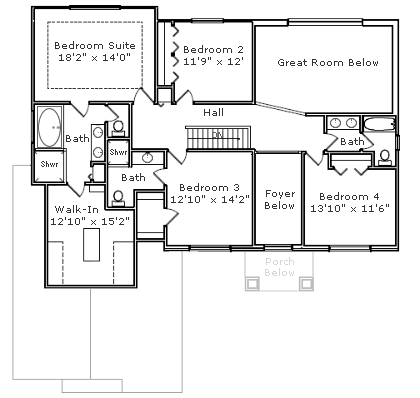 Bainbridge Second Floor Plan